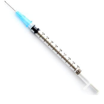 <p>Small syringes with fine needles to perform tuberculosis test</p>