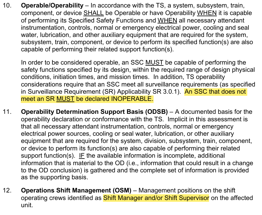 <p>Shift Manager and Shift Supervisor</p>