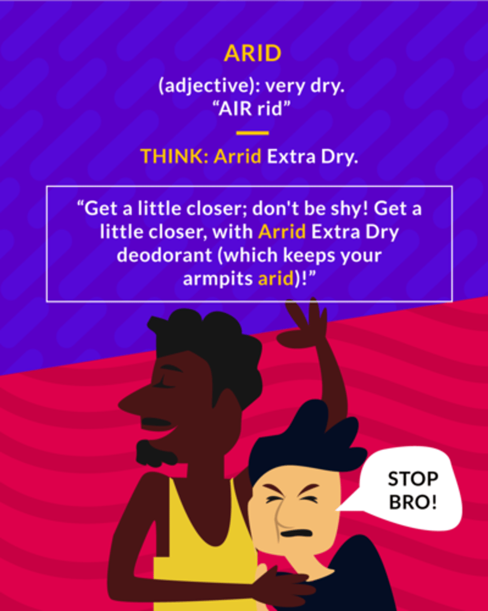 <p>(adj.) very dry</p>