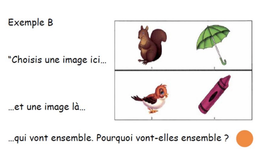 <p>→ capacité à reconnaître et relier des concepts à partir de stimuli visuels ou auditifs</p><p></p><p>→ appliquée dans des contextes variés, y compris la classification et l'organisation d'informations </p>