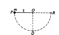 <p>A ball of mass m is attached to the end of a string of length Q as shown above. The ball is released from rest from position P. where the string is horizontal. It swings through position Q. where the string is vertical, and then to position R. where the string is again horizontal. What are the directions of the acceleration vectors of the ball at positions Q and R?</p><p>Position Q</p><p>(A) Position Q: Downward - Position R: Downward</p><p>(B) Position Q: Downward - Position R: To the right</p><p>(C) Position Q: Upward - Position R: Downward</p><p>(D) Position Q: Upward - Position R: To the left</p>