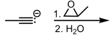 <p>SN2 Addition of an Acetylide Ion to an Epoxide</p>