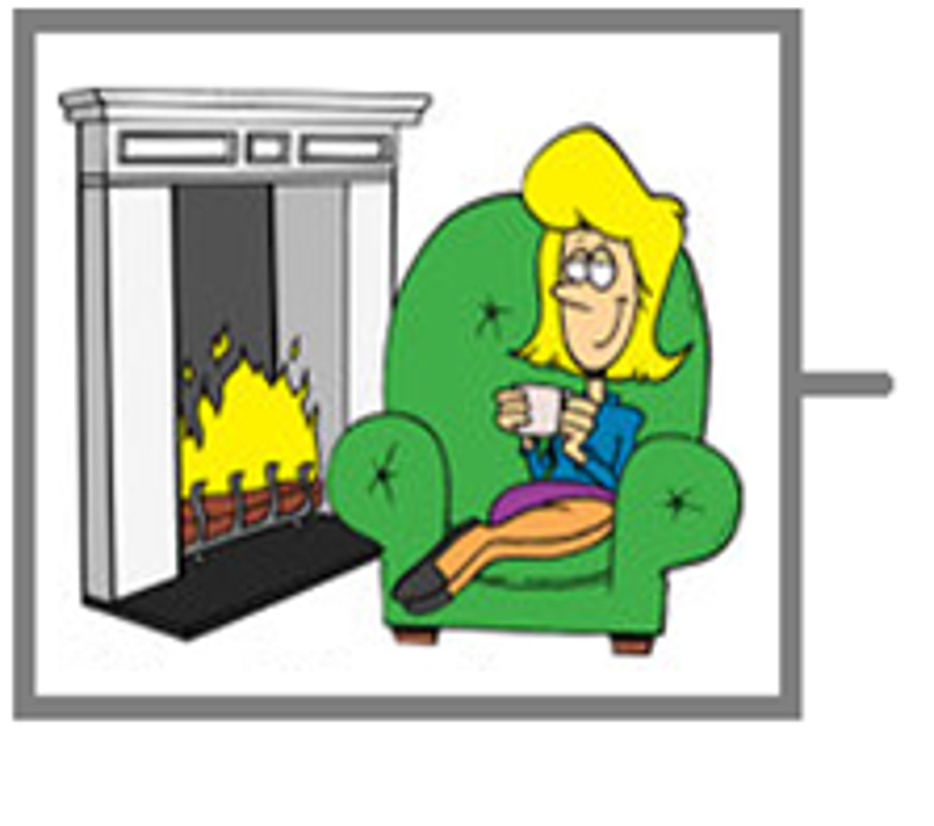 <p>to feel good/be comfortable</p>