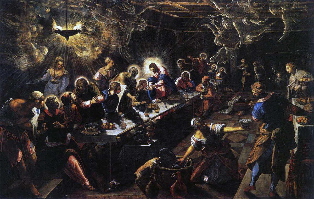 <p>Last Supper, Late Italian/Venetian Renaissance/ Mannerism</p>
