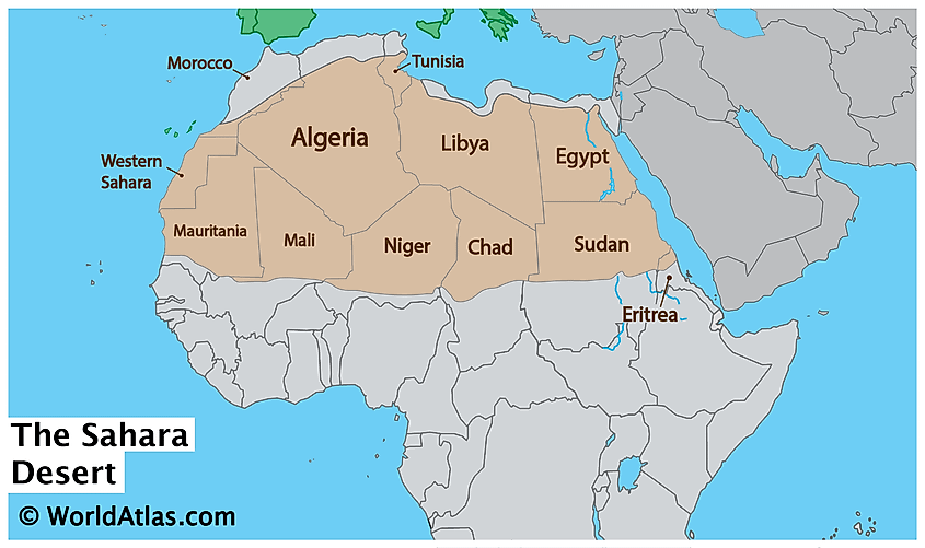 <p>What is the Sahara Desert?</p>