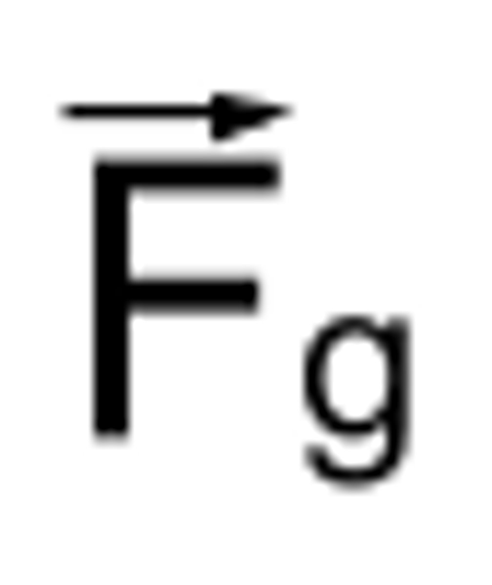 <p>force of gravity acting on an object</p>