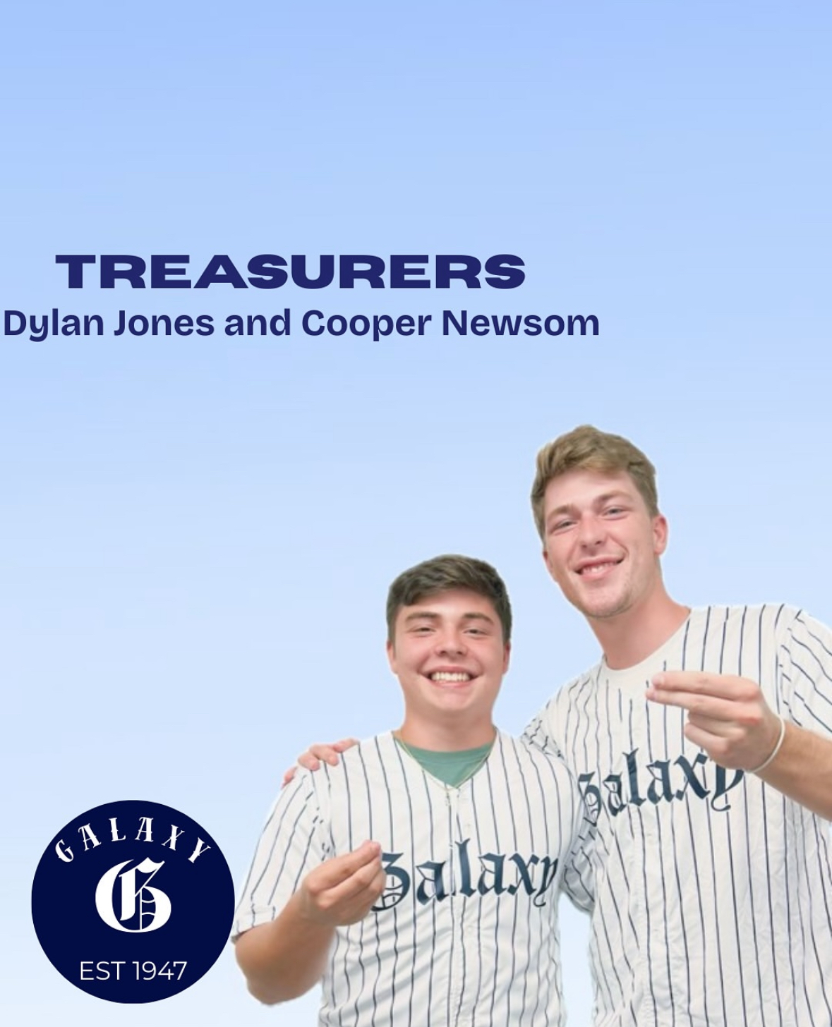 <p>Dylan Jones and Cooper Newsom</p>