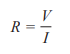<ul><li><p>“A measure of how difficult it is for current to flow in a circuit “</p></li><li><p>Directly proportional to the p.d. </p></li><li><p>Inversely proportional to the current flow </p></li><li><p>(Ohms)</p></li></ul><p></p>