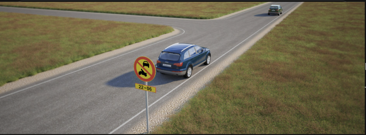 <p>Du parkerade den gröna bilen kl 18.00 och har för avsikt att hämta den kl 23.00. Är detta tillåtet?</p>