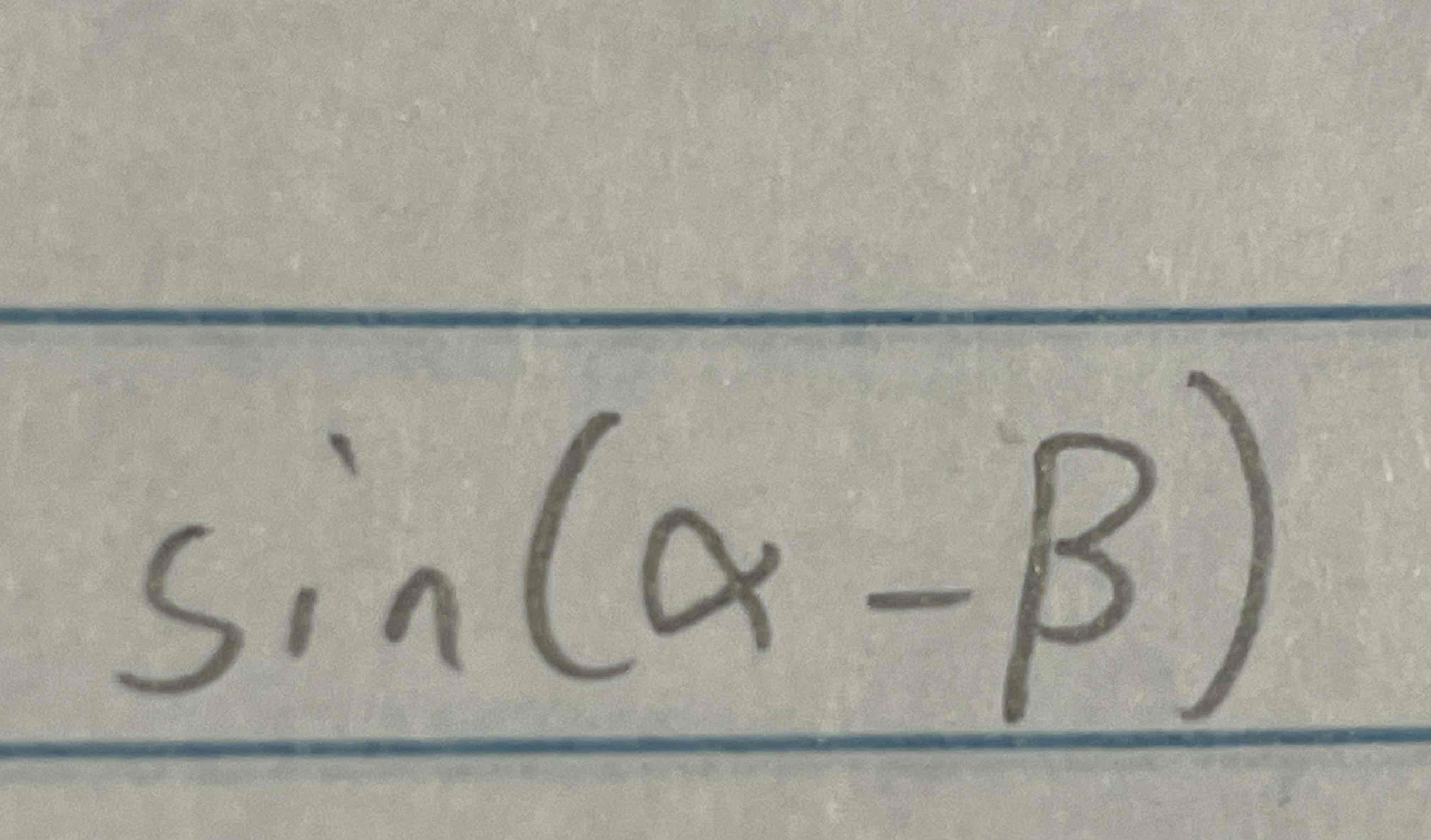 <p>Angle Sum Identity</p>