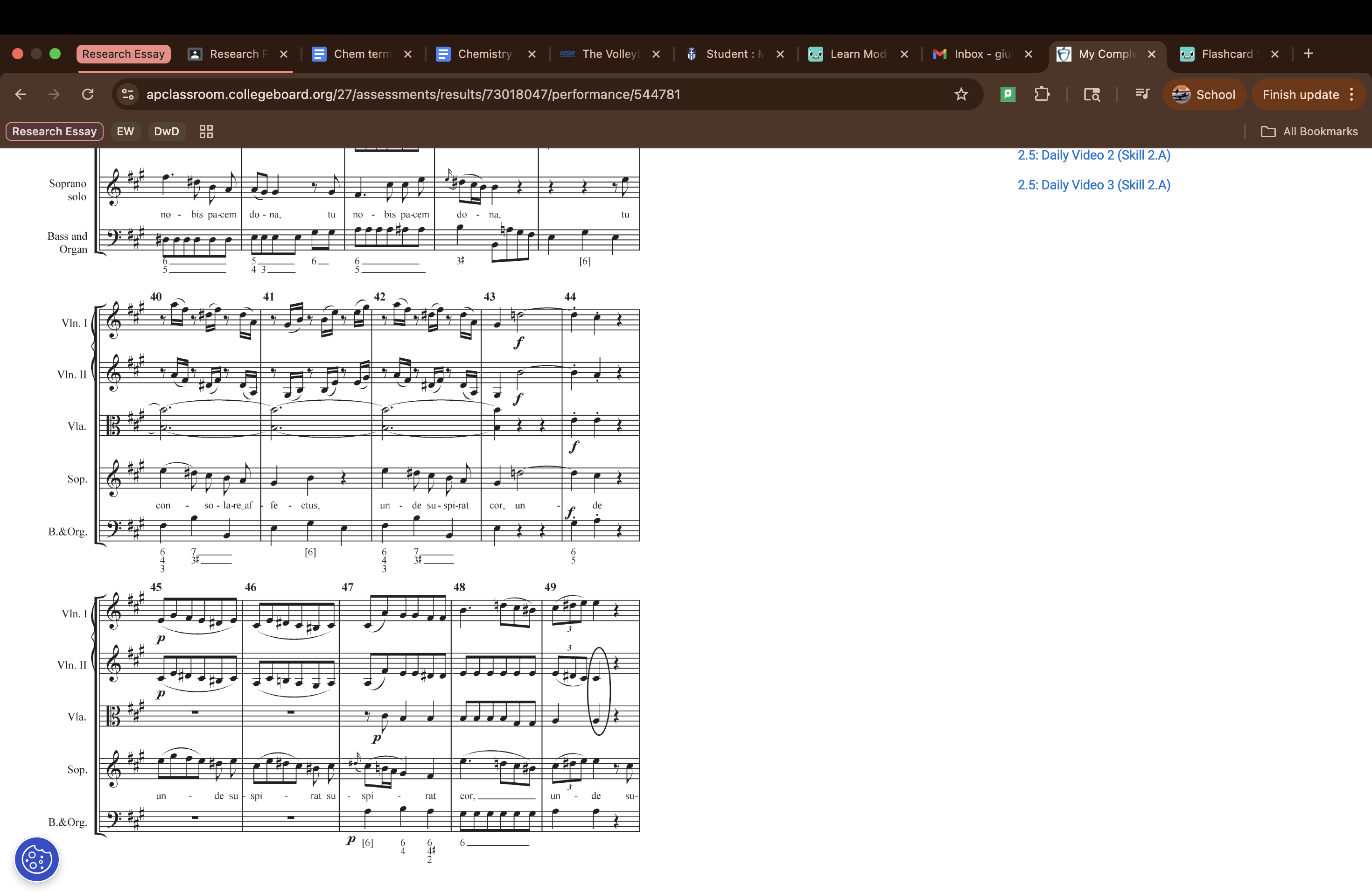 <p>in measure 49 the circled interval is a what </p>
