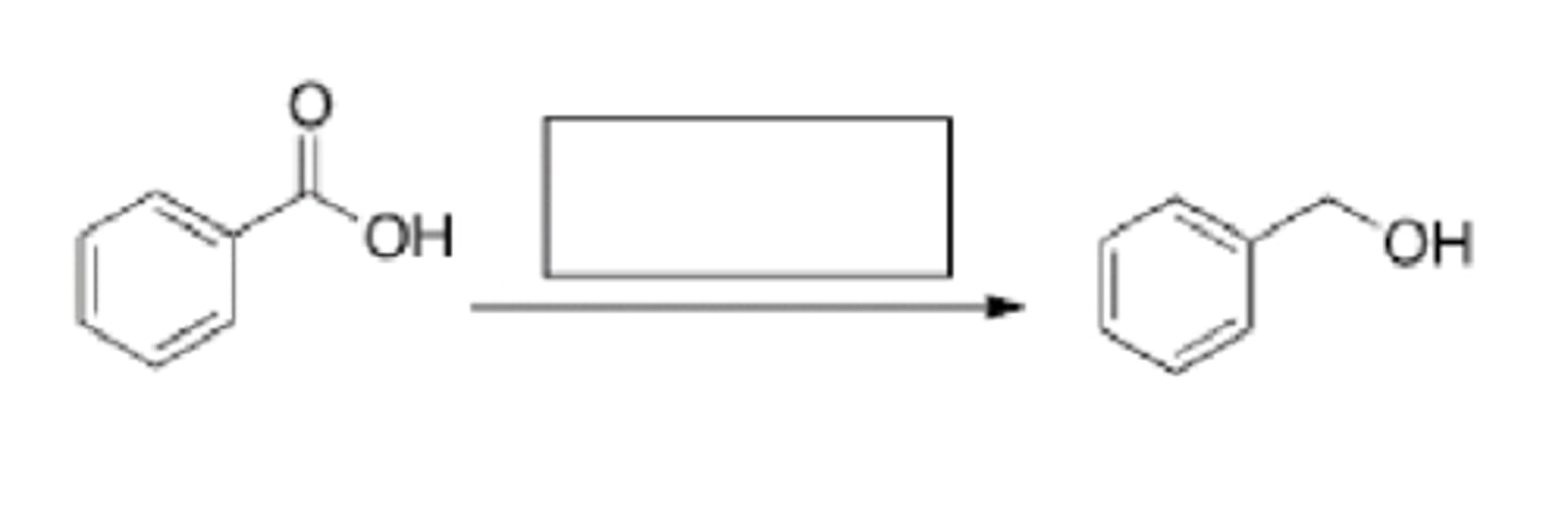 <p>What is the missing reagent in the reaction below?</p>