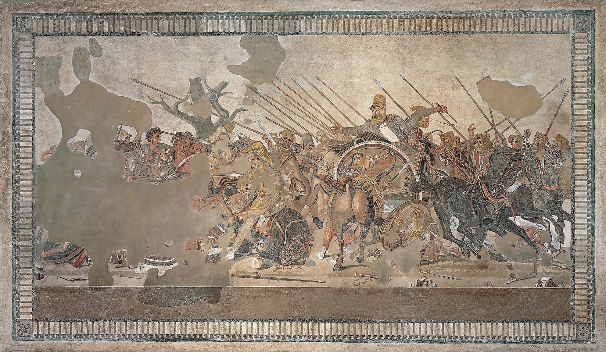 Alexander the Great Confronting Darius 