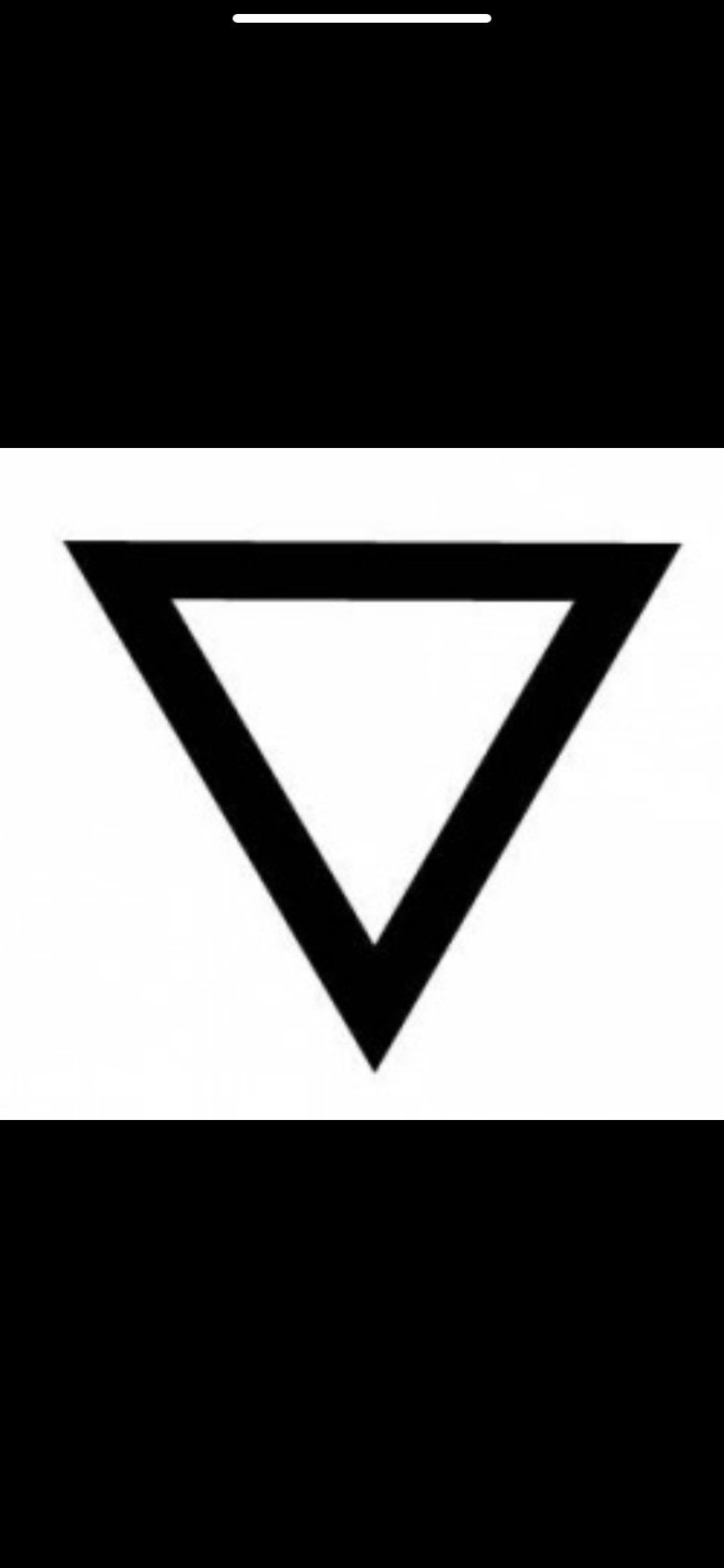<p>Downward Triangle </p>