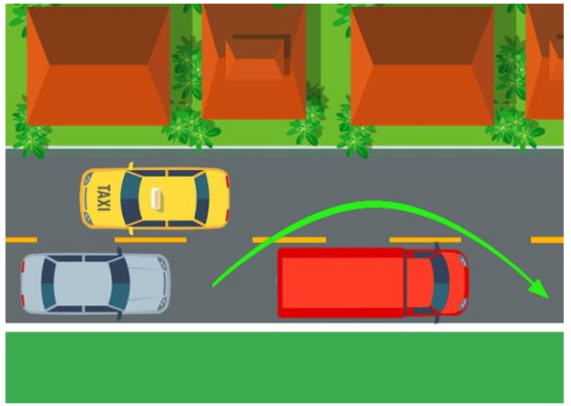 If you plan to pass another vehicle, you should
