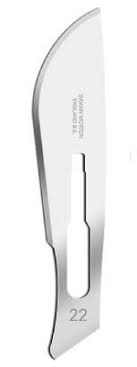 Bigger then #20 often used in cardiac or thoracic surgery