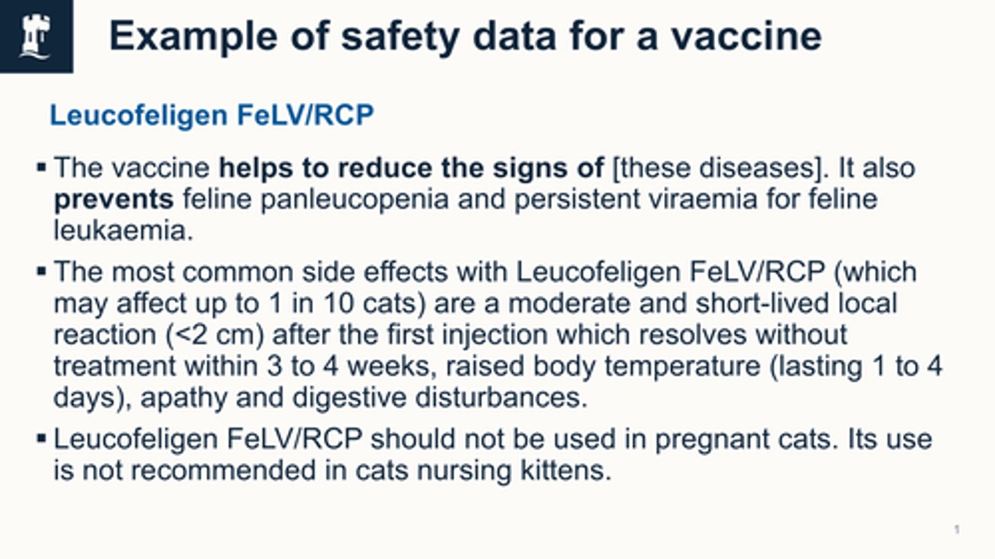 <p>Safety (produces safety data for vaccine based on the side effects observed in testing), efficacy and effectiveness</p>