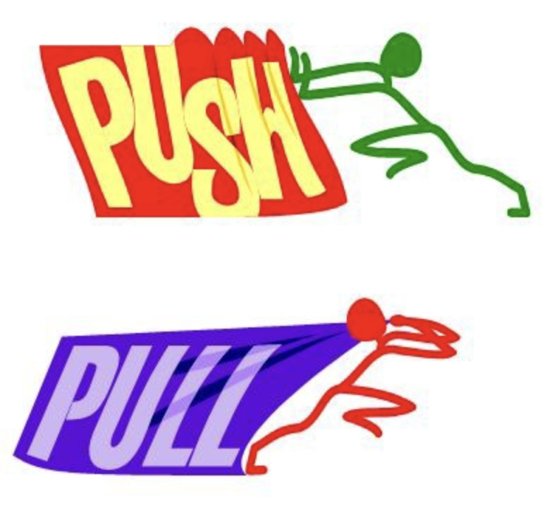<p>a push or a pull on an object and is a vector (N)</p>