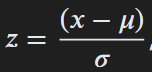 <p>Z Scores</p>
