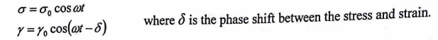 <p>In a typical sinusoidal oscillation experiment on a viscoelastic material, the applied stress and resulting strain wave forms can be described as follows.</p><p>Purely elastic materials have stress and strain in phase, so that the response of one caused by the other is immediate and Delta = ________ degrees.</p><p>a. 90 </p><p>b. 180 </p><p>c. 0 </p><p>d. 45</p>