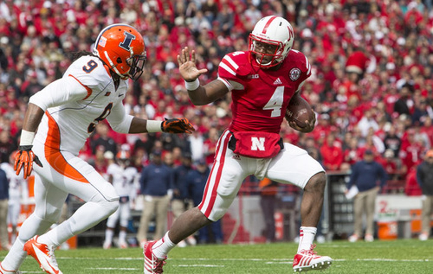<p>The nickname of our University football team and the nickname of our state</p>