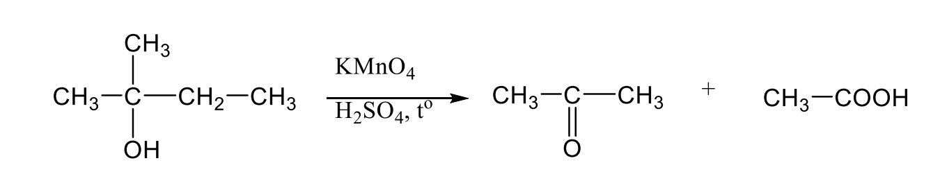 <p>Xúc tác : <strong>KMnO4, H2SO4, nhiệt</strong></p>