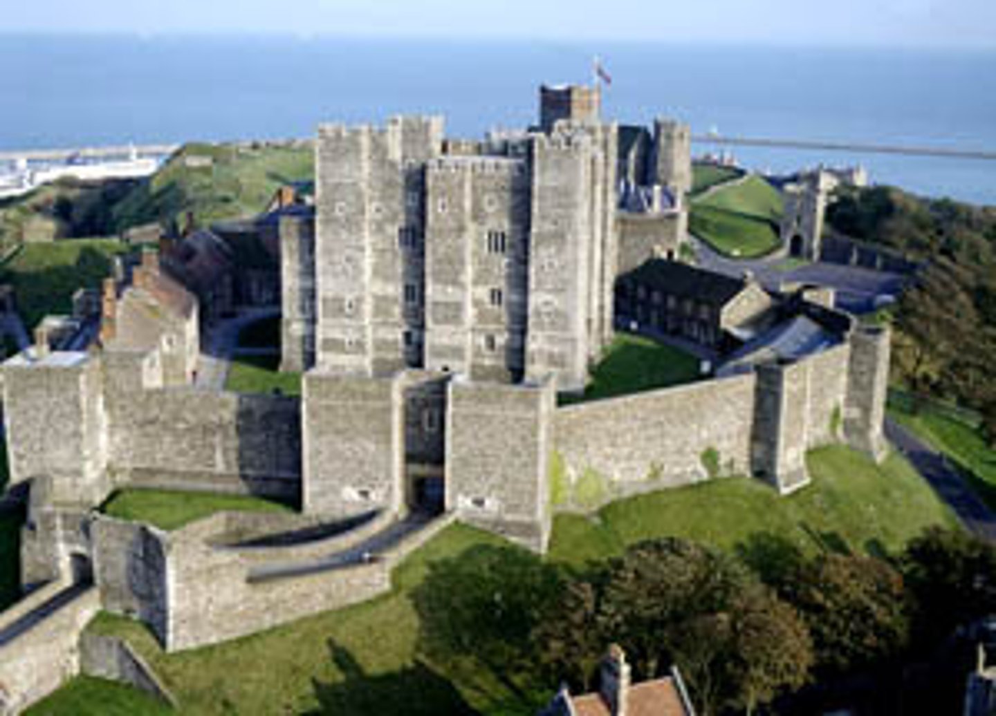 <ul><li><p><span style="background-color: transparent;"><span>William the Conqueror fortified Dover after his invasion to secure the Channel crossing</span></span></p></li><li><p><span style="background-color: transparent;"><span>The massive stone keep and concentric defenses were built under Henry II, establishing Dover as a model of medieval military architecture</span></span></p></li><li><p><span style="background-color: transparent;"><span>Keep Built by Henry II, rising four stories, with massive walls and ceremonial apartments</span></span></p></li><li><p><span style="background-color: transparent;"><span>Served both defensive and symbolic purposes, emphasized royal authority</span></span></p></li><li><p><span style="background-color: transparent;"><span>Early example of concentric castle design in Europe</span></span></p></li><li><p><span style="background-color: transparent;"><span>Position on the White Cliffs of Dover, overlooking the narrowest point of the English Channel, made it the first line of defense against invaders</span></span></p></li></ul><p></p>