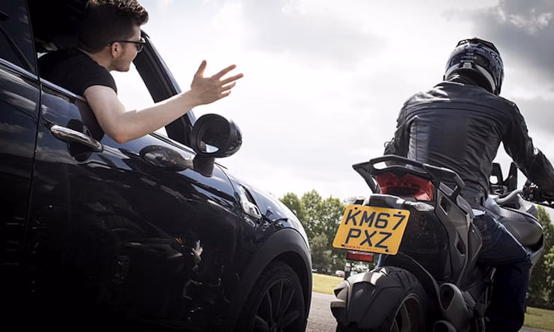 <p><strong>Motorcyclists are vulnerable, as they may not be easily visible due to their small size. Also, they may be seriously injured if they fall.</strong></p>