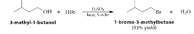 <p>The OH gets protonated as LG and follows SN2 mechanism&nbsp;with H2SO4</p>