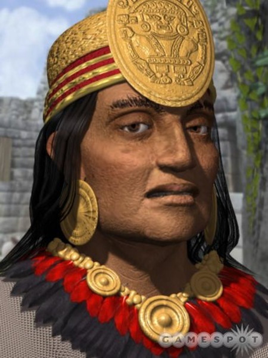 <p>Ruler of Inca society from 1438 to 1471; launched a series of military campaigns that gave Incas control of the region from Cuzco to the shores of Lake Titicaca</p>