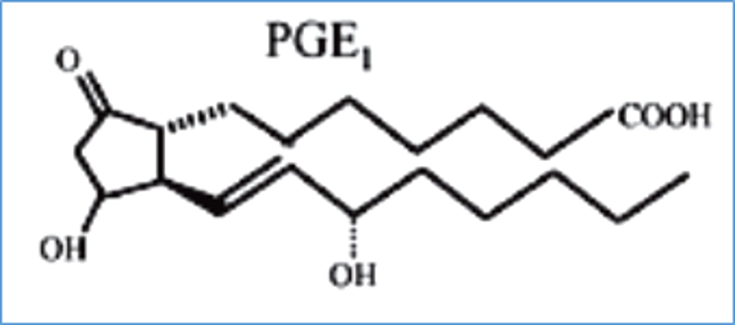 <p>Prostaglandin E1</p>