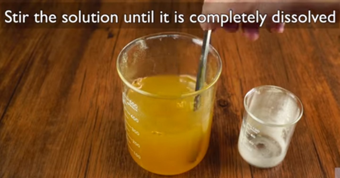 <p>Place this mixture into a microwave</p>