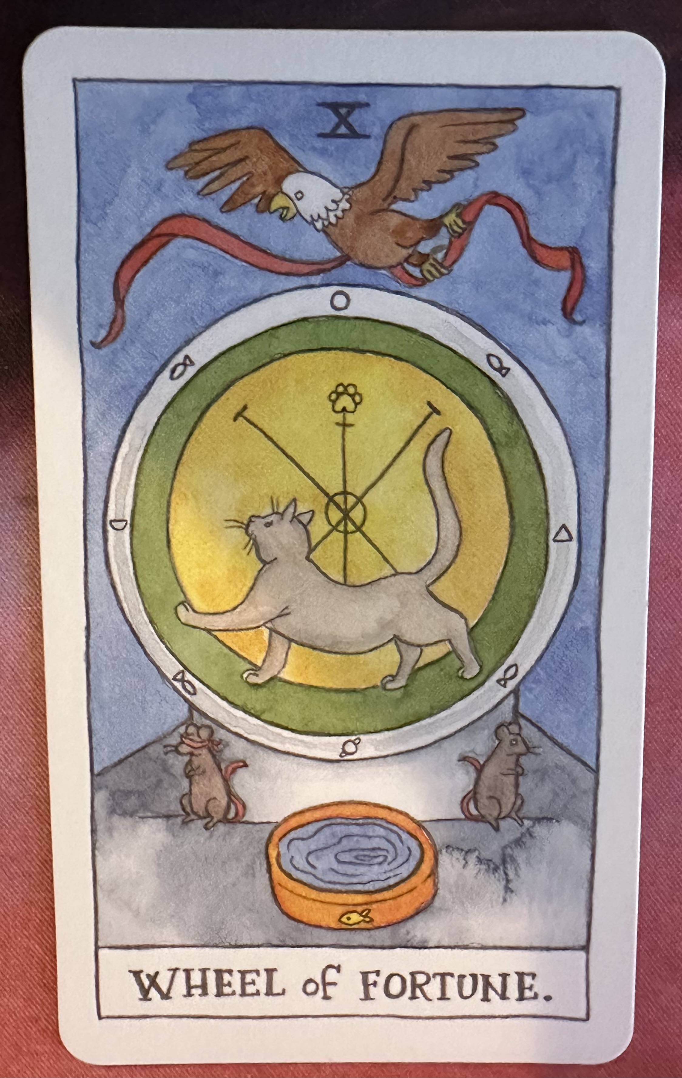 <p>Wheel of Fortune (X) Upright</p>