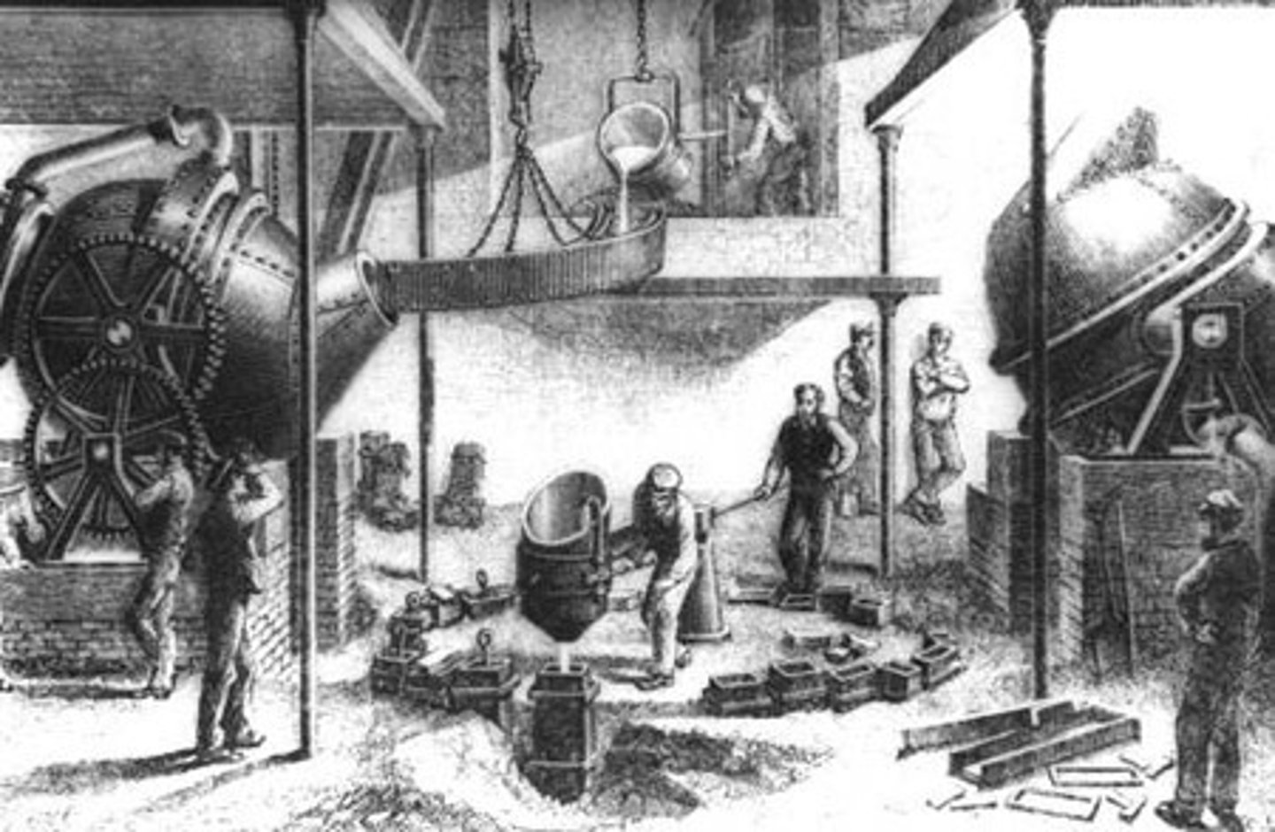 <p>A process that allows for the creation of very cheap and very strong steel. This process allows for the rapid growth of railroads and industrialization in the United States.</p>