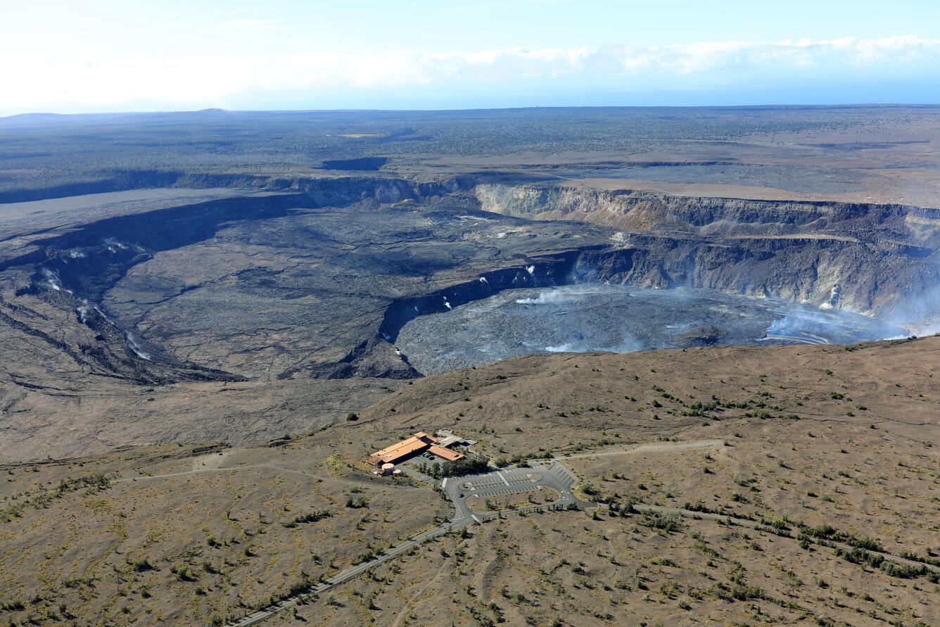 <p>Caldera volcanoes</p>