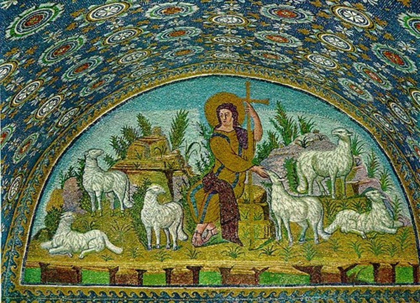 <p>God of shepherds, nature</p>