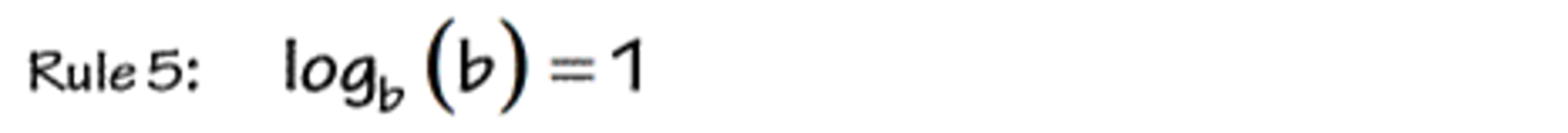 <p>Where b >1</p><p>Where M, N, and k are any Real Numbers</p><p>Where M and N must be positive</p>