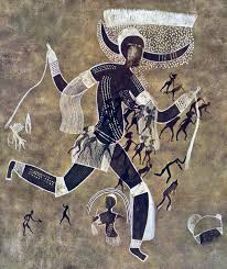 <p>A Running Horned Woman</p><p>cultural ideas & techniques</p>