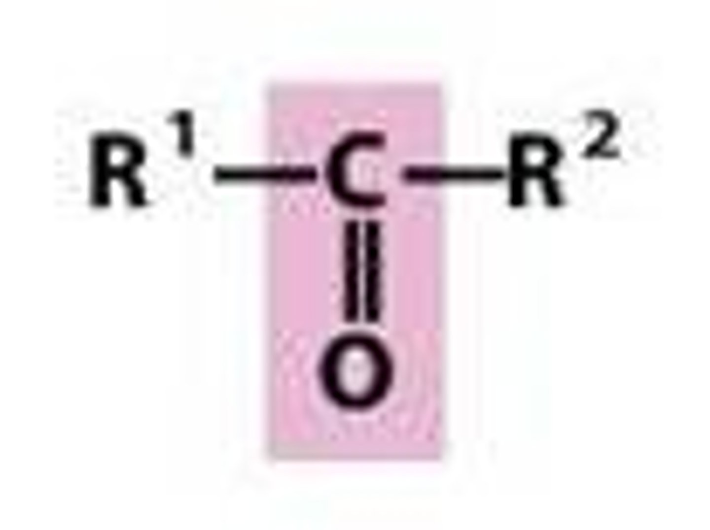<p>-a carbonyl bonded to an R group on either side</p><p>-commonly found in the middle of an alkyl chain</p>