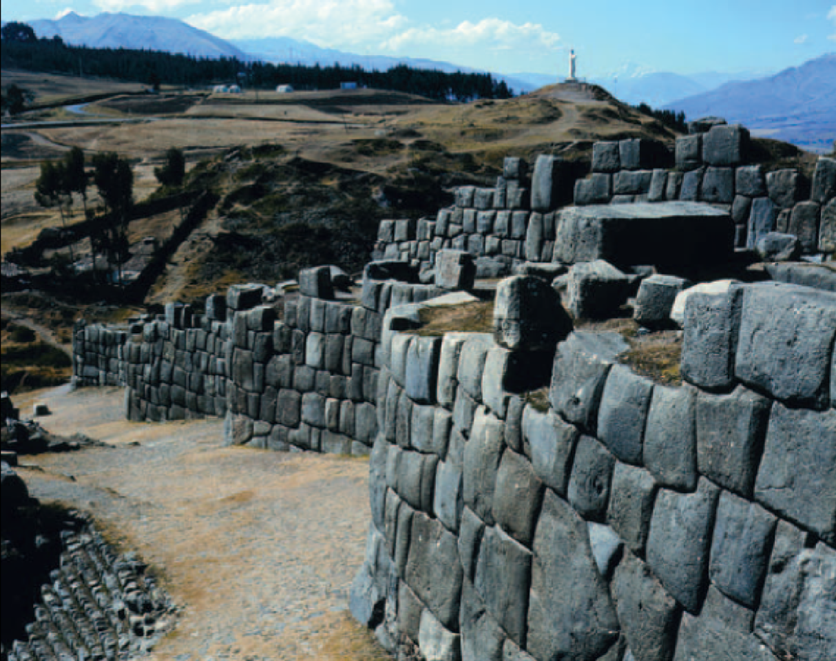 <p>Walls at Saqsa Waman:</p>