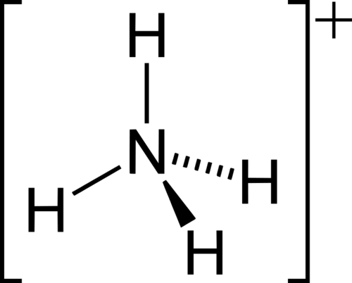 arrow pointing towards the top hydrogen atom