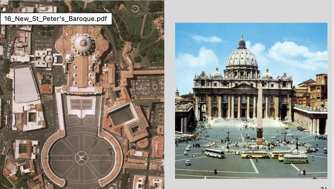 <p>Piazza in front of Saint Peter’s Basilica </p>