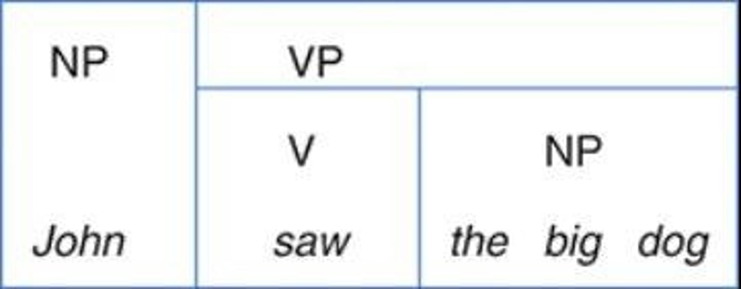 <p>Diagrams that represent the structure of sentences and show the relationships between words.</p>