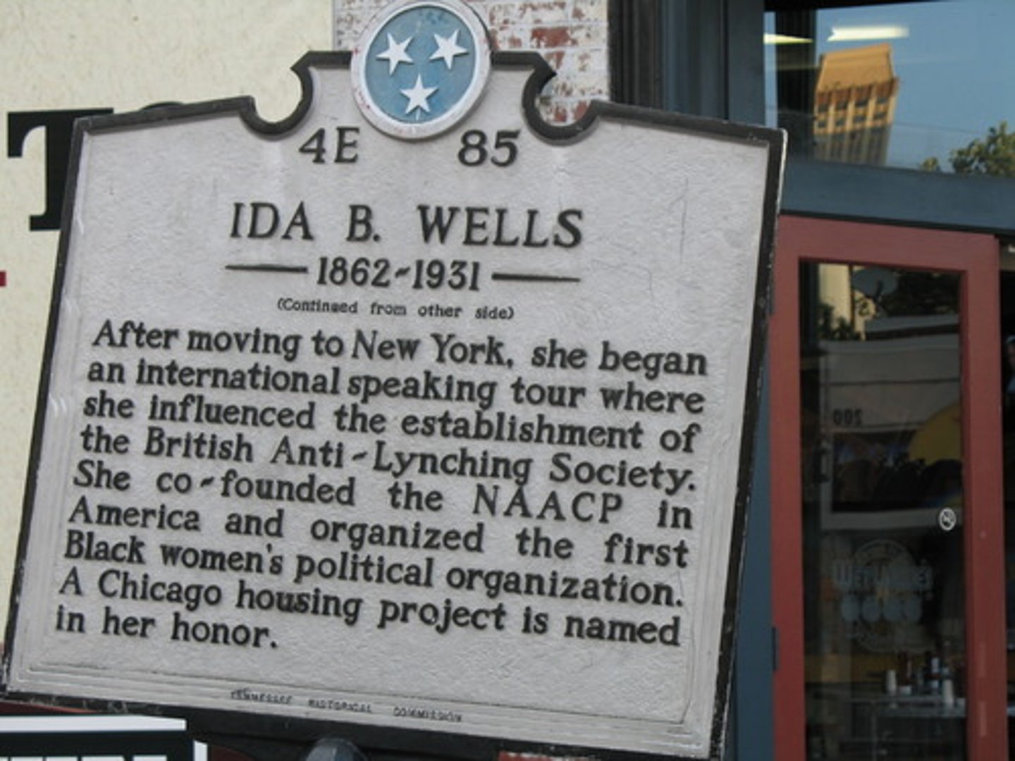<p>African American journalist. published statistics about lynching, urged African Americans to protest by refusing to ride streetcards or shop in white owned stores</p>