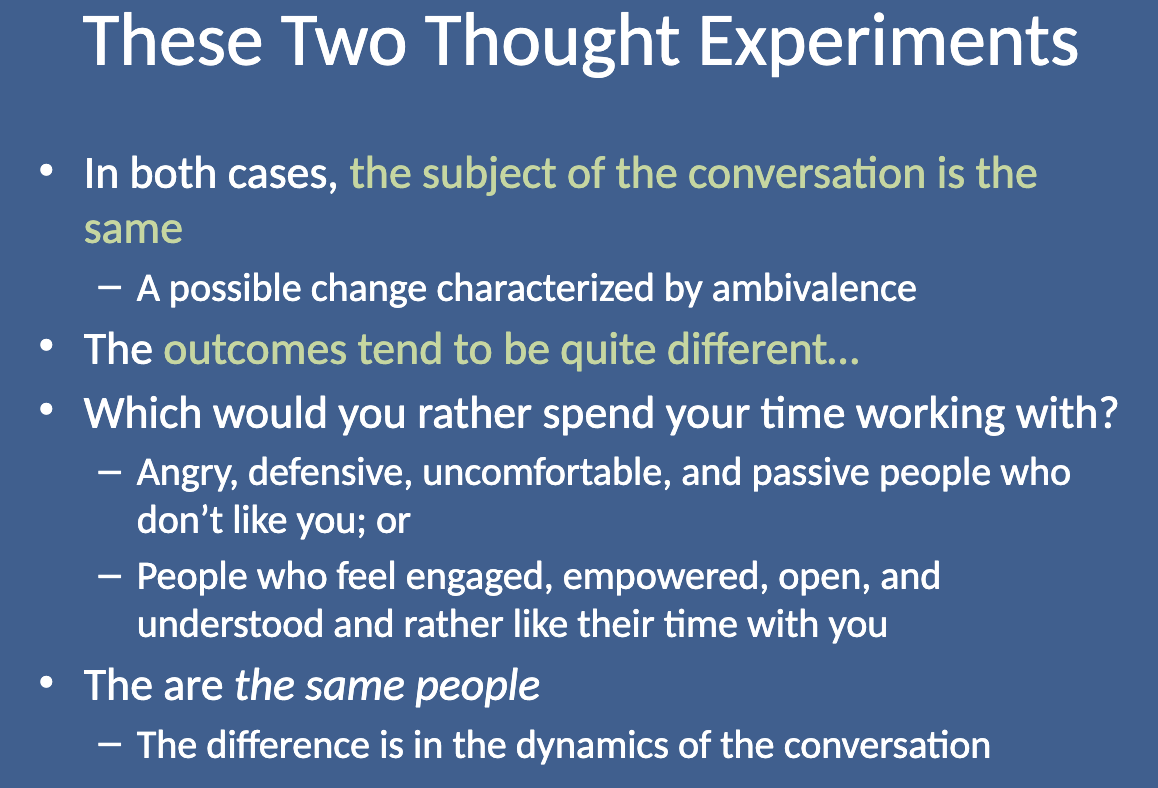 <p><strong>The outcomes are different</strong> in the two thought experiments.</p>
