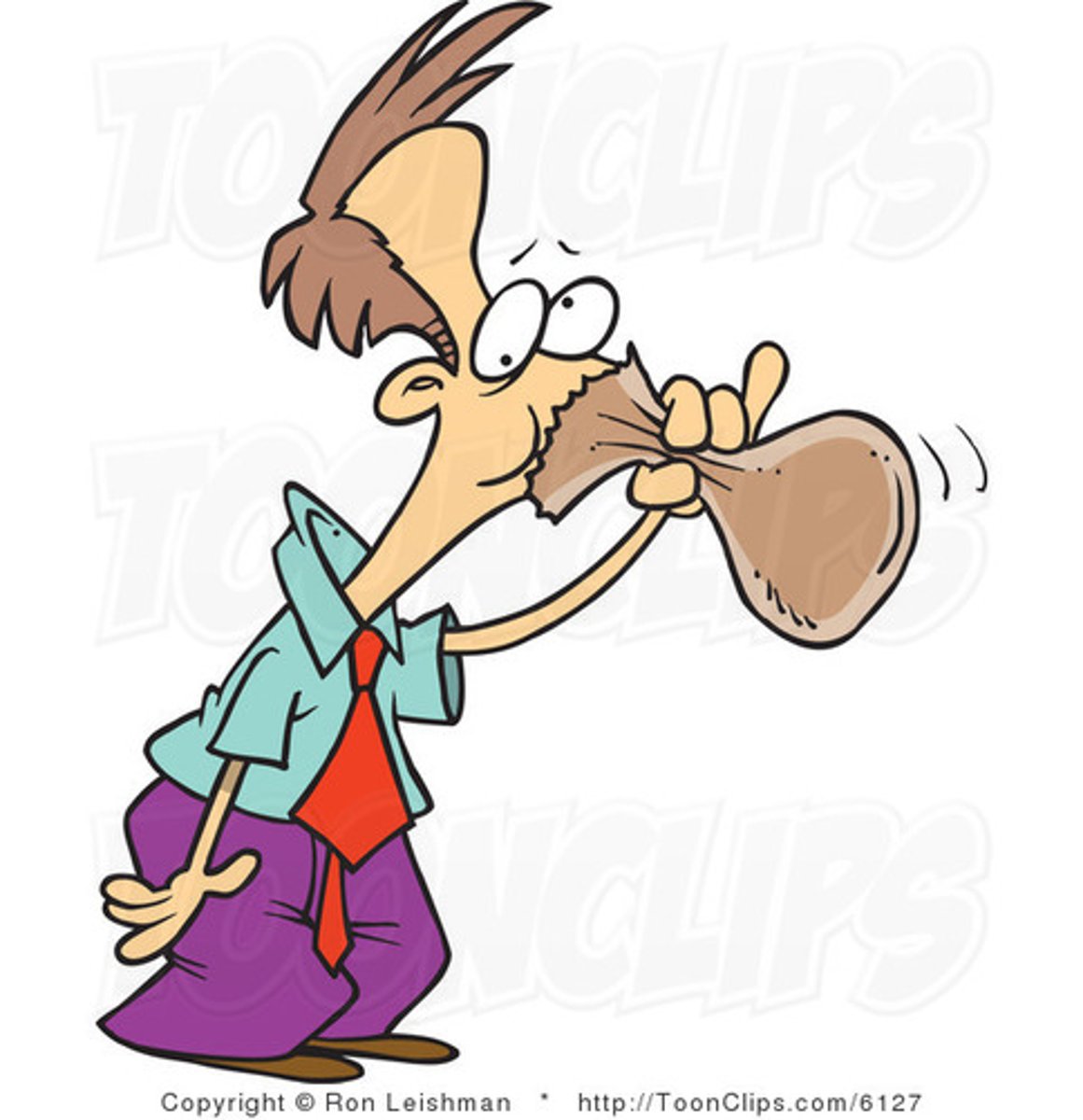 <p>the condition of taking abnormally fast, deep breaths</p>