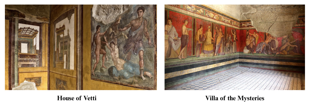 <p><strong>Roman Wall Painting: First Style </strong>– Incrustation Style</p>
