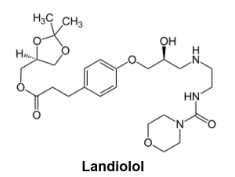 <p>seven-fold higher cardioselectivity for landiolol over esmolol, 8 to 12 fold potentcy as well</p>