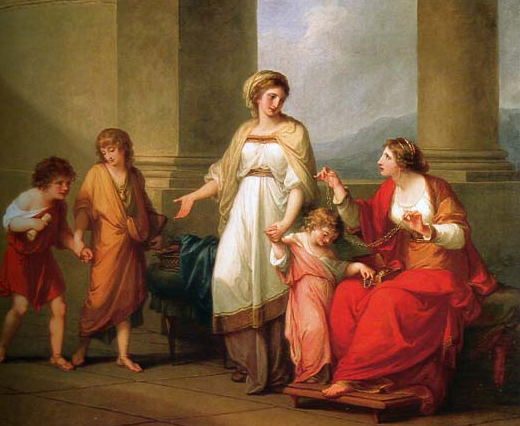 <p>Trained by her father and was a founding woman of the royal academy. History painter despite barriers for women. Artists forefront of neoclassical movement.</p>