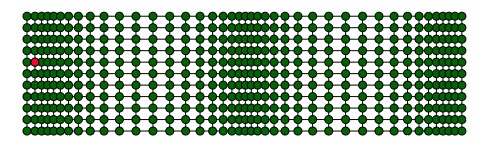 <p>A wave whose particles oscillate parallel to the direction of energy transfer. Regions where particles are closer together are called compressions and where the particles are more spread out they are called rarefractions.</p>